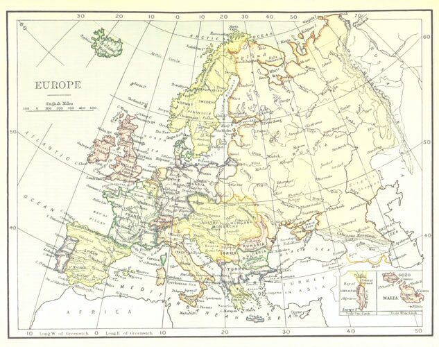 Multilingual countries: Europe