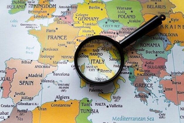 Italy. Multilingual countries.